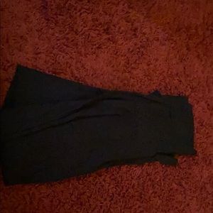 Long flowy black skirt